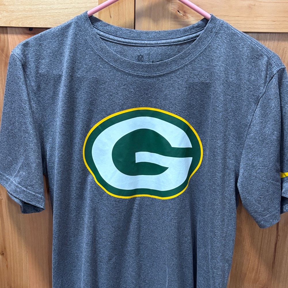 Nike Gray Green Bay Packers Tee